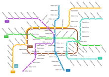 Mappa Metropolitana