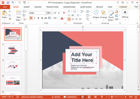 export presentation to powerpoint