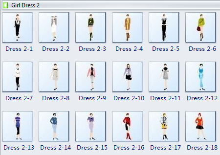 Modelo de Design de Moda - Vestido para Menina 2