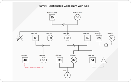 Genogram Example 3 generations